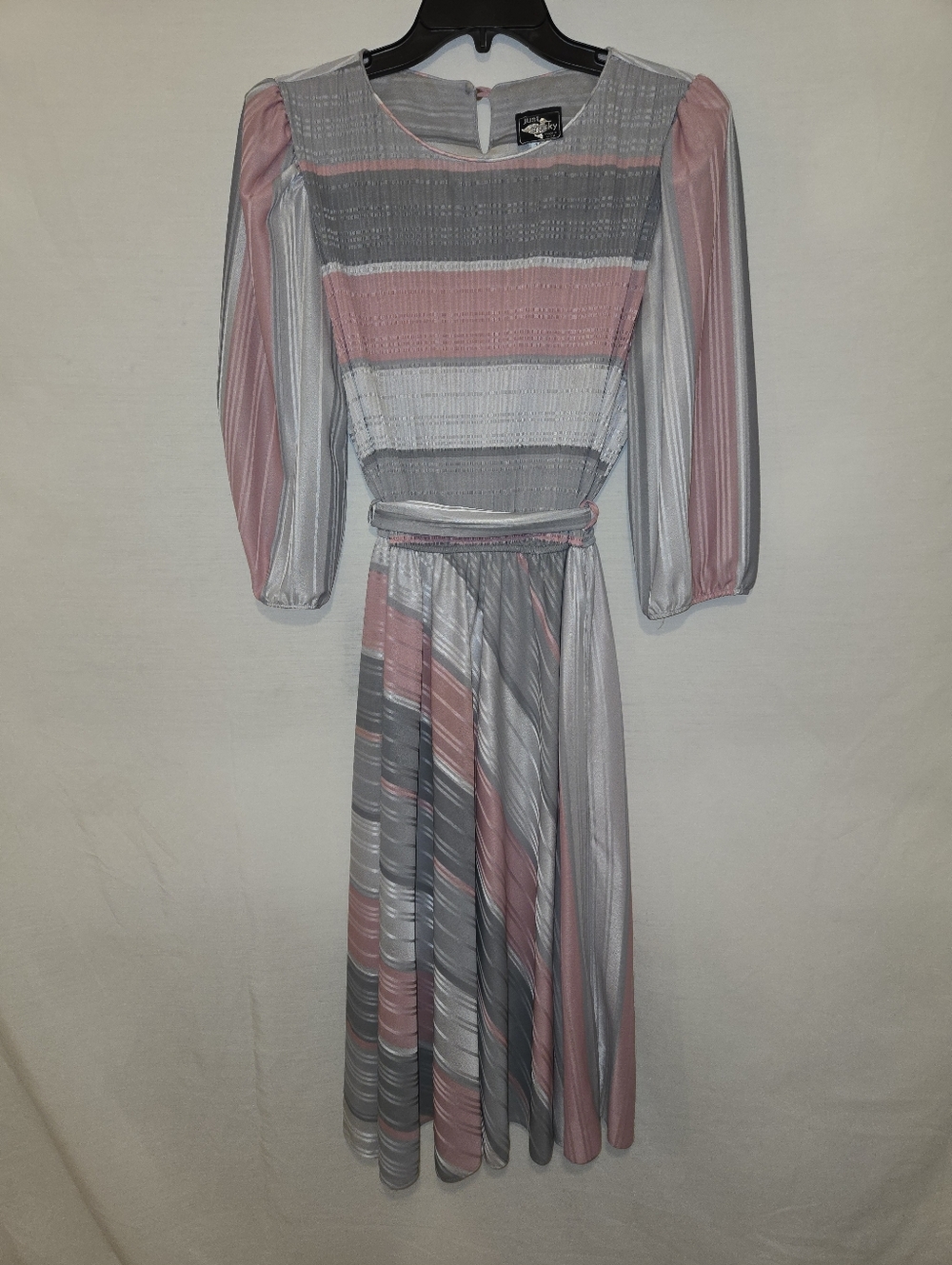 1980s Just Ducky Size 12p Vintage Made In The USA Whimsicle Tie Dress EUC